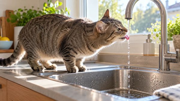 Pourquoi l'eau courante est-elle le choix préféré de votre chat ?